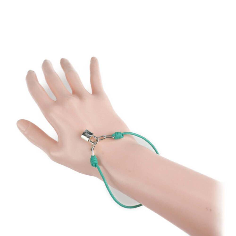 LOUIS VUITTON Green Lockit Charm Bracelet - Picture 8 of 8